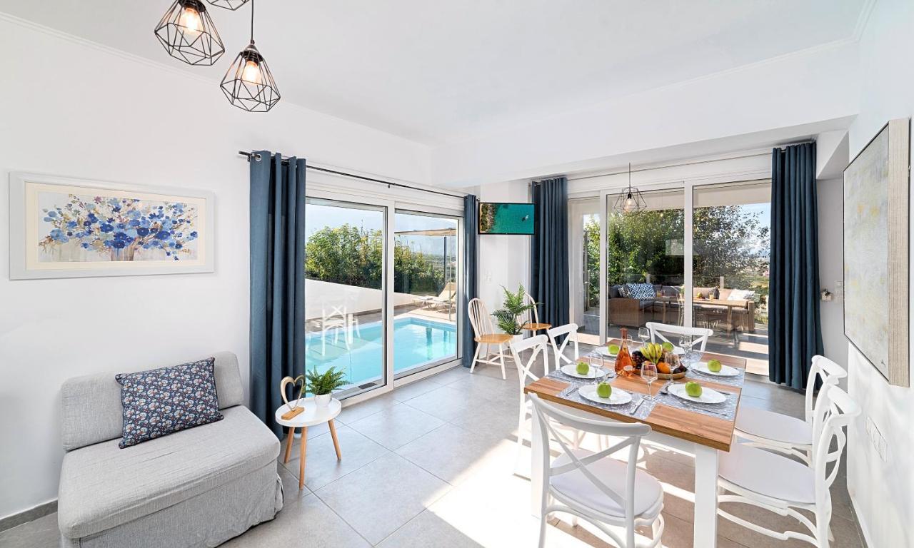 Cretan Sunset Villa Heated Pool Dhrámia Екстериор снимка